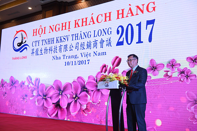 Ông Chuang Jie Cheng, Tổng Giám đốc Công ty TNHH Khoa Kỹ Sinh vật Thăng Long phân tích sơ lược tình hình kinh tế Việt Nam